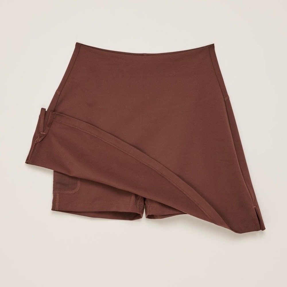 Girlfriend Collective Sport Skort, Earth XS - Picture 4 of 5